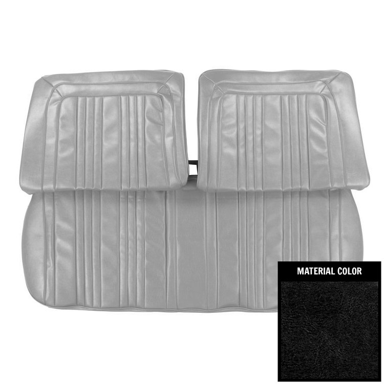 FRT BENCH SEATCOVER BLK 6