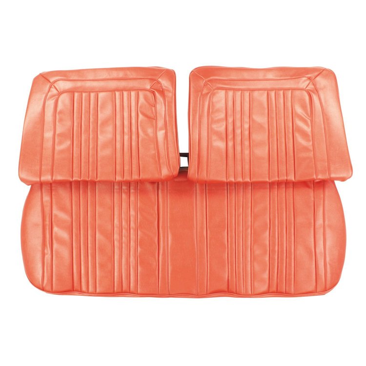 63PSB63B Front Bench Seat W/No Arm Rest Cover for 1963 Pontiac Bonneville Bright Red