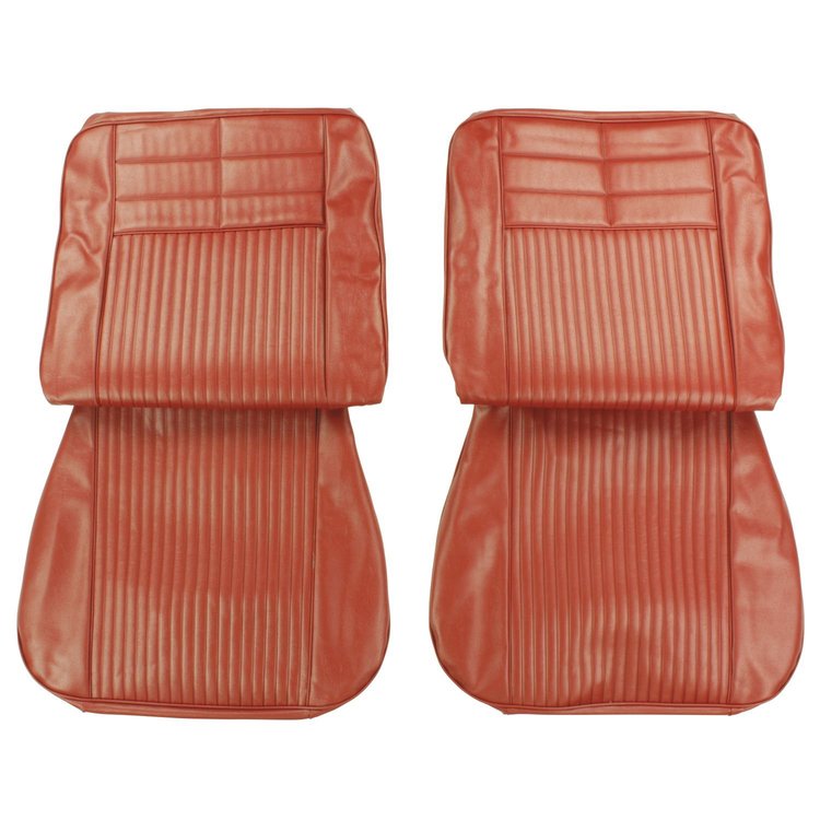 63RS64U Front Bucket Seat Covers for 1963 Chevrolet Corvair Red