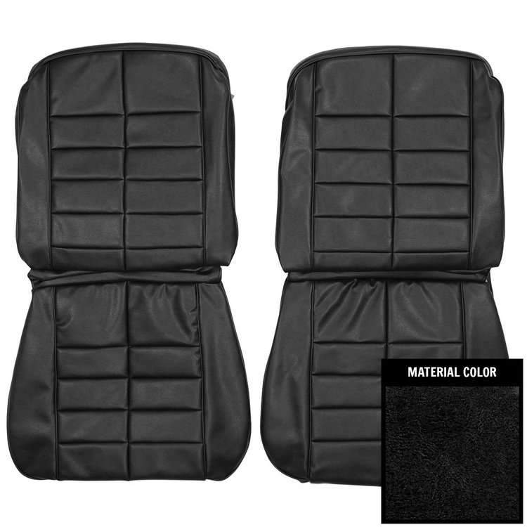 63USR55U Front Bucket Seat Covers for 1963 Buick Riviera Black