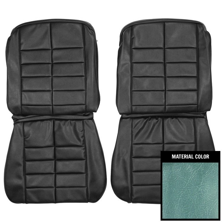 63USR56U Front Bucket Seat Covers for 1963 Buick Riviera Light Blue