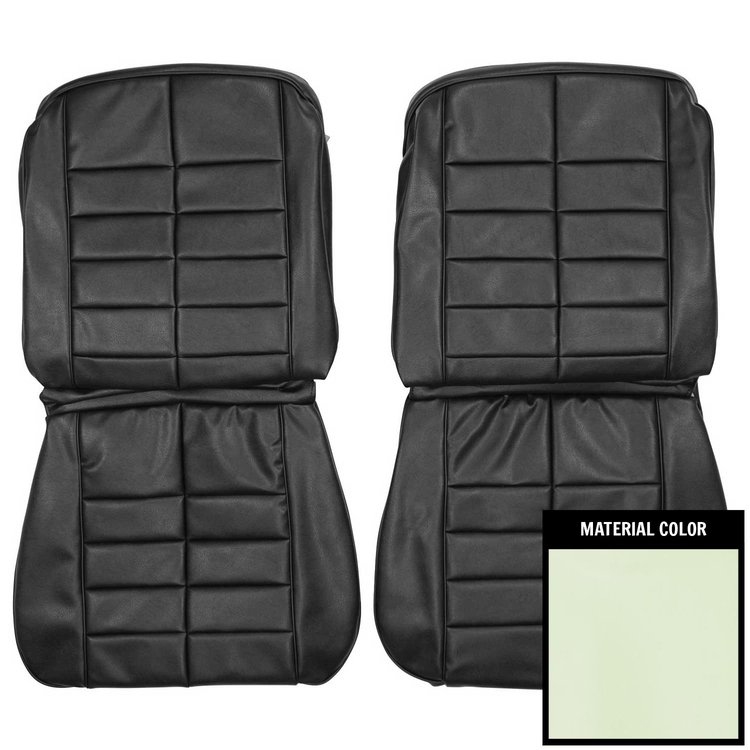 63USR69U Front Bucket Seat Covers for 1963 Buick Riviera White