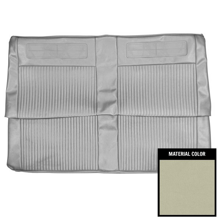 63XS58C Rear Seat Cover for 1963-64 Chevrolet Nova Hardtop Light Fawn