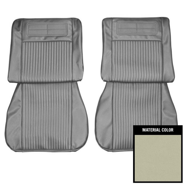 63XS58U Front Bucket Seat Covers for 1963-64 Chevrolet Nova Light Fawn