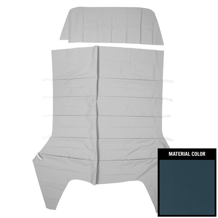 64AH4D105A Basketweave Headliner for 1964-1967 Chevrolet Chevelle, 4 Door Dark Blue