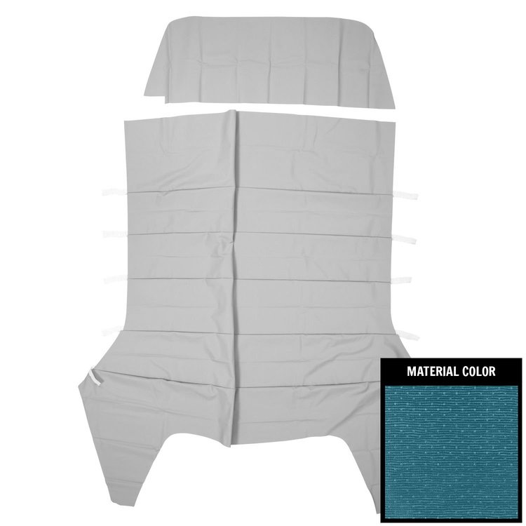 64AH4D106S Surrey Headliner for 1964-1967 Chevrolet Chevelle, 4 Door Bright Blue