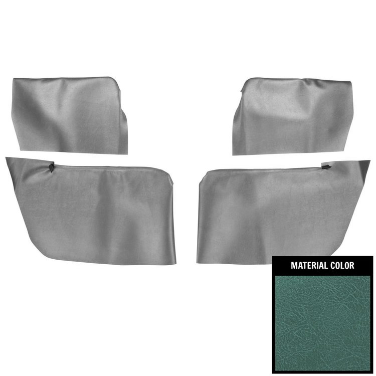 64AR50 Rear Armrest Cover for 1964 Chevelle,/GTO/Cutlass/Lemans/Skylark Convt Light Aqua