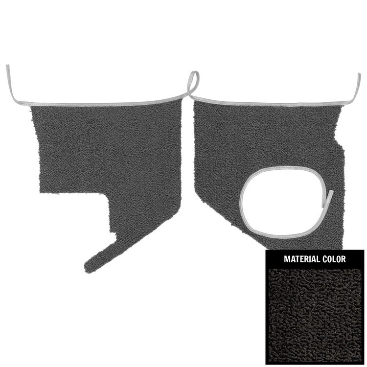 64BKC01A Kick Panel W/Air for 1964 Chevrolet Impala SS Black