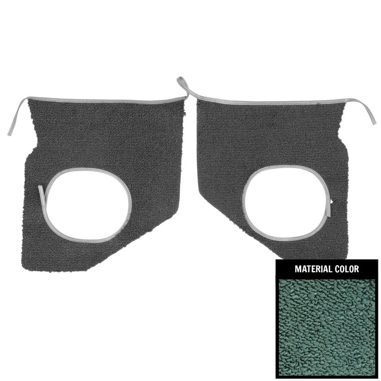 64BKC08 Kick Panel W/O Air for 1964 Chevrolet Impala SS Aqua