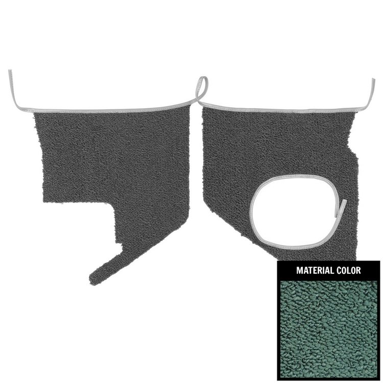 64BKC08A Kick Panel W/Air for 1964 Chevrolet Impala SS Aqua