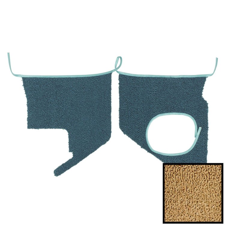 64BKC11A Kick Panel W/Air for 1964 Chevrolet Impala SS Fawn