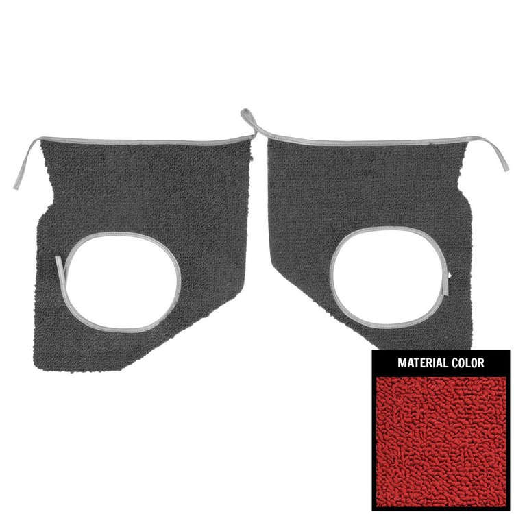 64BKC15 Kick Panel W/O Air for 1964 Chevrolet Impala SS Red