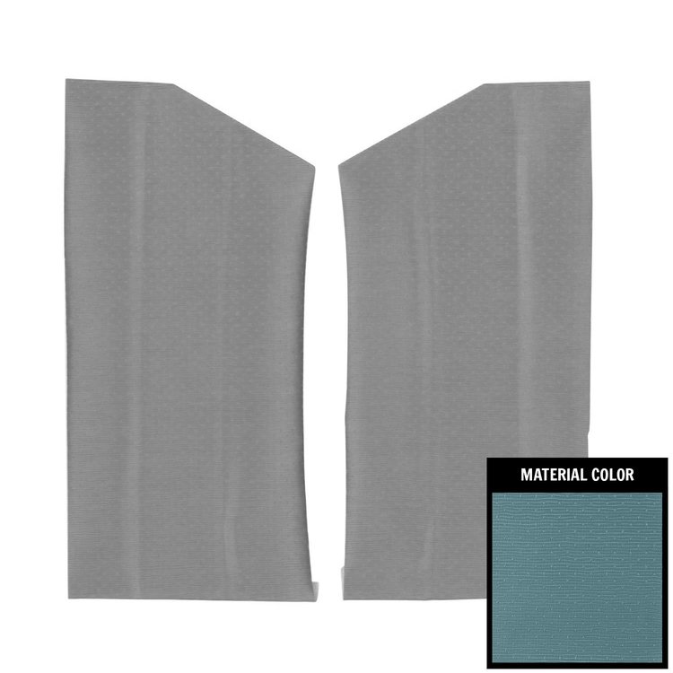64CHB104S Surrey Vinyl CoveRed, Earmuff Boards for 1964-1967 Chevrolet El Camino Light Blue