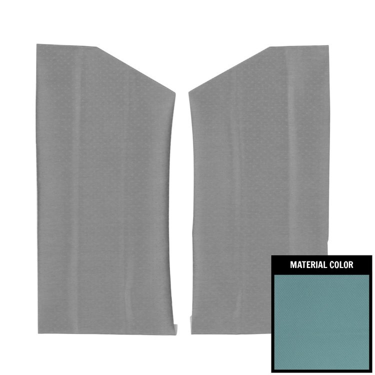 64CHB106A Basketweave Vinyl CoveRed, Earmuff Boards for 1964-1967 El Camino Bright Blue