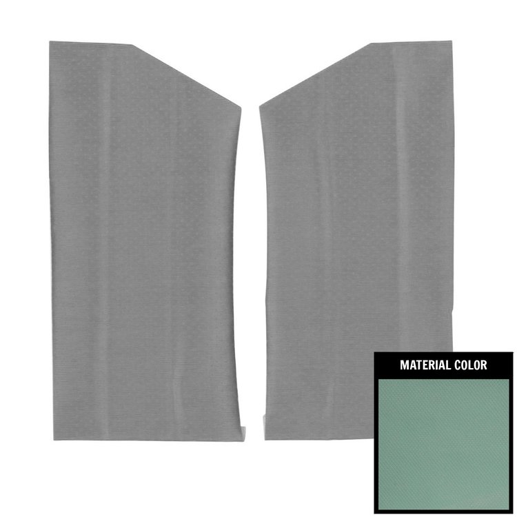 64CHB107A Basketweave Vinyl CoveRed, Earmuff Boards for 1964-1967 Chevrolet El Camino Aqua