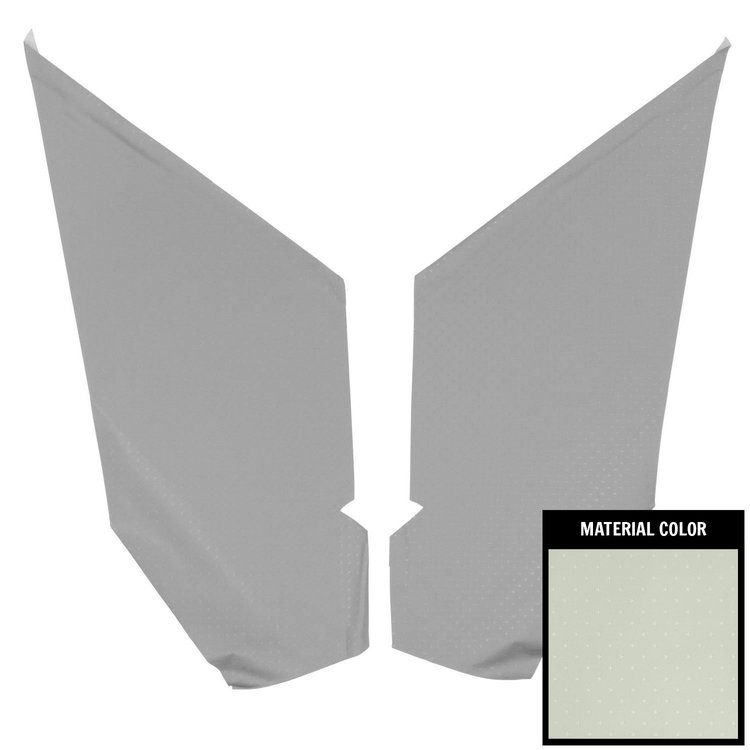 64GHB101C Star Earmuff Boards for 1964-1965 Pontiac GTO White