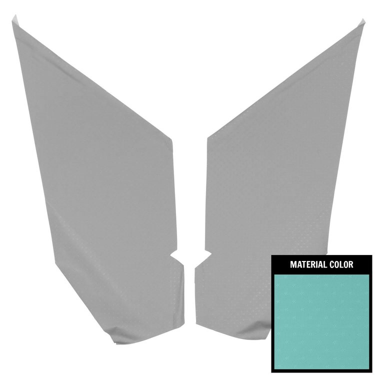 64GHB107C Star Earmuff Boards for 1964-1965 Pontiac GTO Aqua