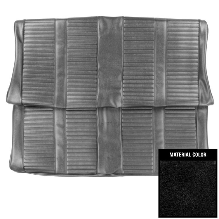 64RS55V Rear Seat Cover for 1964 Chevrolet Corvair Convertible Black