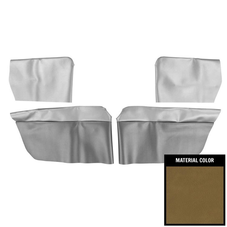 65AR06 Rear Arm Rest Covers for 1967 Buick Skylark Convertible Buckskin