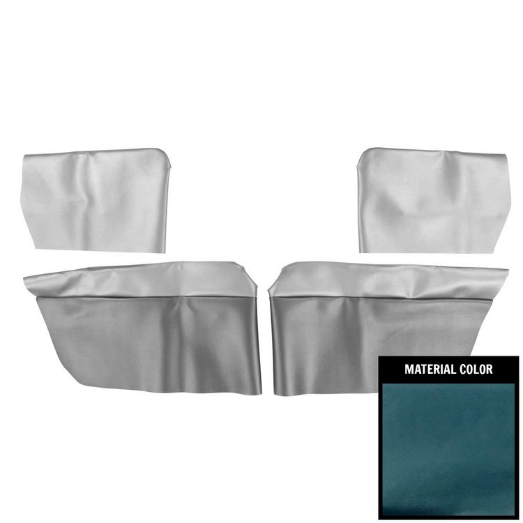 65AR15 Rear Arm Rest Covers for 1965-1967 Pontiac GTO Convertible GTO Blue