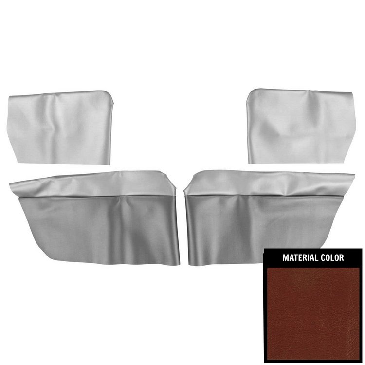 65AR20 Rear Arm Rest Covers for 1966 Chevrolet Chevelle, Convertible Bronze