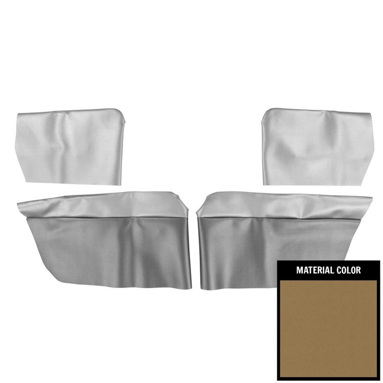 65AR35 Rear Arm Rest Covers for 1965 Chevelle,/Skylark Convertible Light Saddle