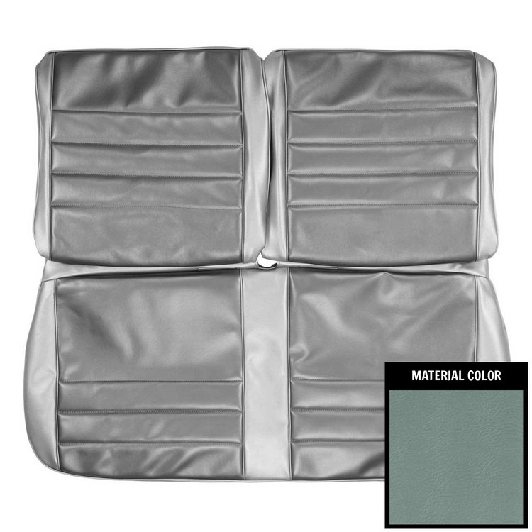 65AS44B Front Bench Seat Cover for 1965 Chevrolet Chevelle, Slate/Blue