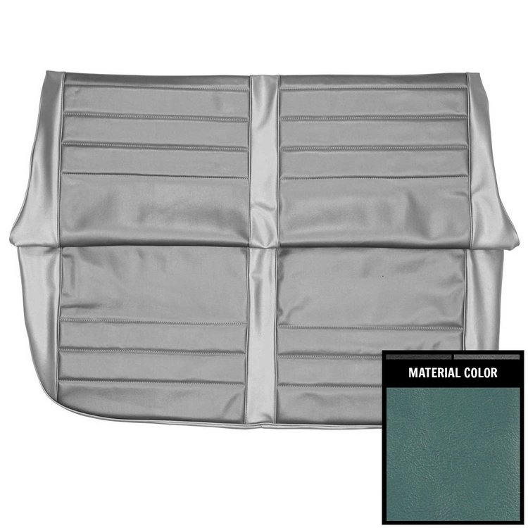 65AS4D13W Rear Seat Cover for 1965 Chevrolet Nova 4 Door Wagon 2-Tone Blue