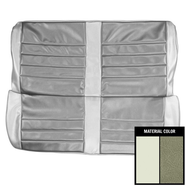 65AS4D21B Front Bench Seat Cover for 1965 Chevrolet Chevelle, 4 Door 2 Tone Fawn