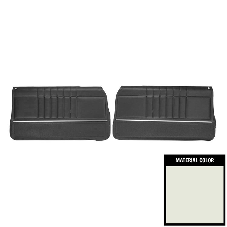 65BDN37P Front Door Panels for 1965 Chevrolet Impala Pre-Assembled White