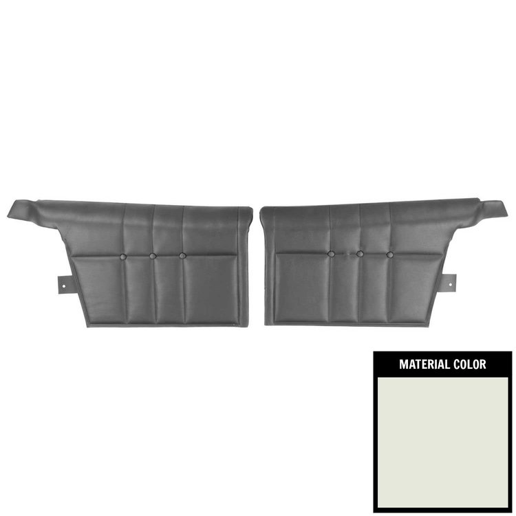 65BDN37VP Rear Door Panels for 1965 Chevrolet Impala Convertible Pre-Assembled White