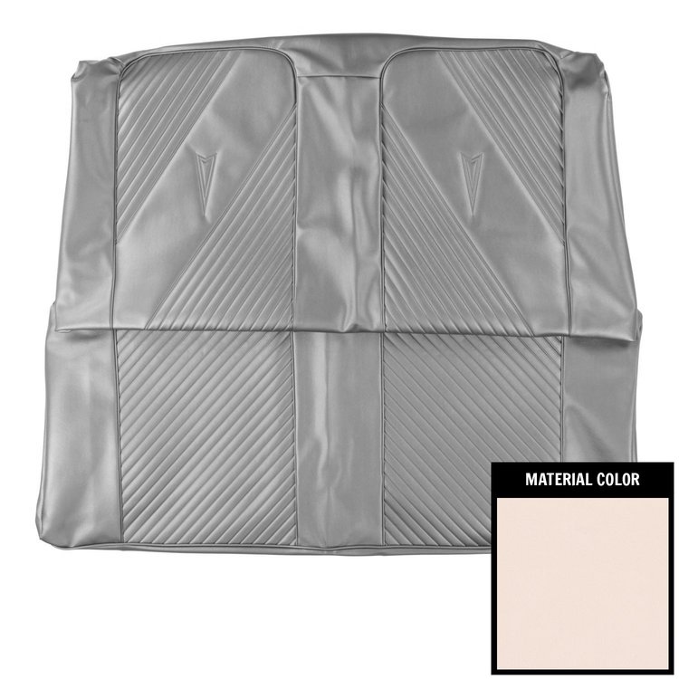 65GS69C Rear Seat Cover for 1965 Pontiac GTO Hardtop White