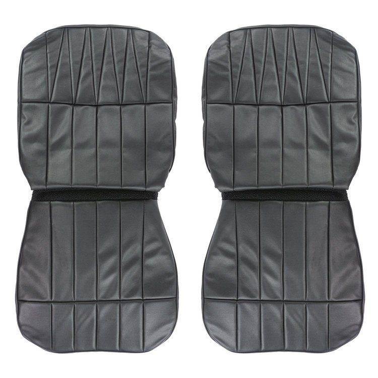 65USRC10U Front Bucket Seat Covers for 1965 Buick Riviera Black