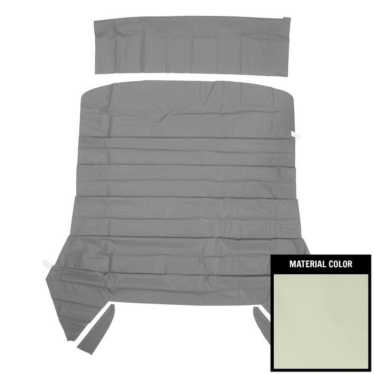 66AH101A-1 1st Design Basketweave Headliner for 1966-1967 Chevrolet A-Body White