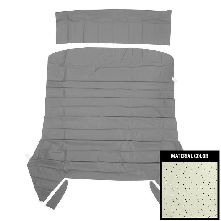 66AH101B-1 1st Design Basketweave Headliner for 1966-1967 Pontiac GTO/Lemans White