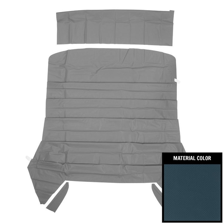 66AH105A-1 1st Design Basketweave Headliner for 1966-1967 Chevrolet A-Body Dark Blue