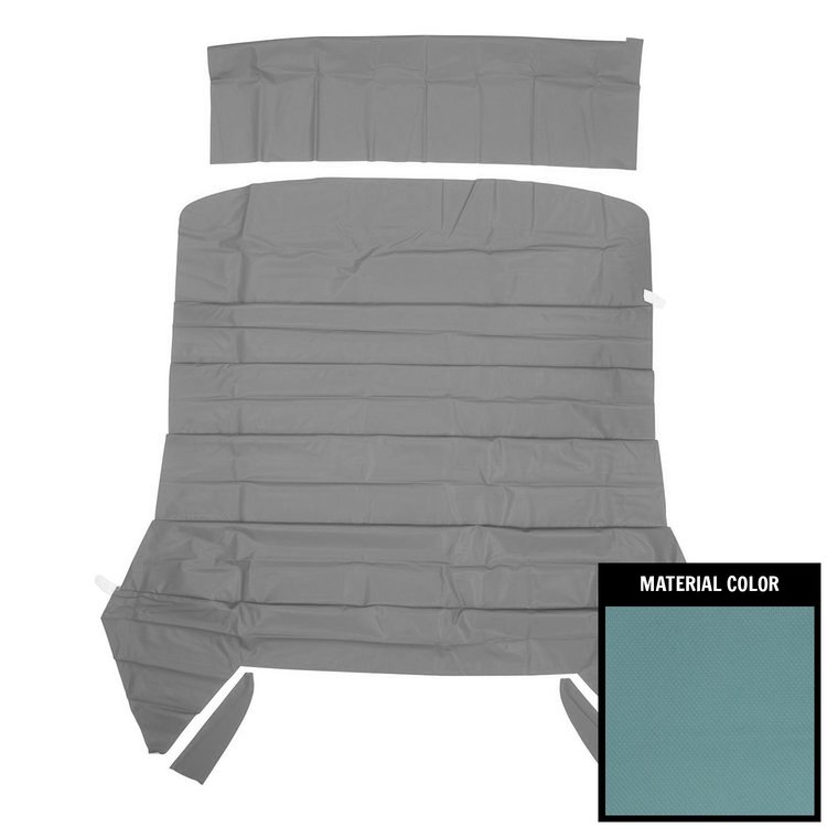 66AH106A-1 1st Design Basketweave Headliner for 1966-1967 Chevrolet A-Body Bright Blue