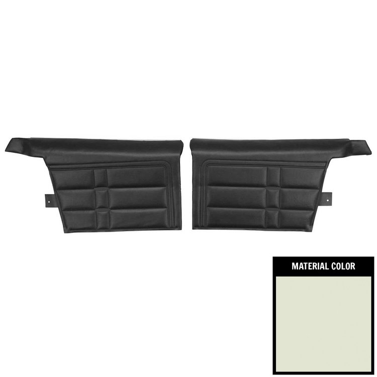 66BD22V-P Rear Door Panels for 1966 Chevrolet Impala SS Convertible Pre-Assembled Fawn