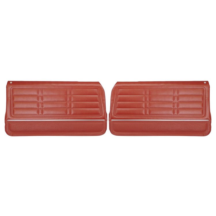 66BD30-P Front Door Panels for 1966 Chevrolet Impala SS Pre-Assembled Red