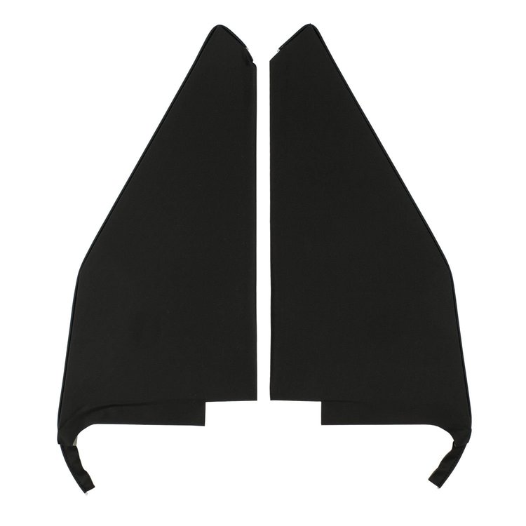 66BHB100A Basketweave Ear Muff Boards for 1966 Chevrolet Caprice Black