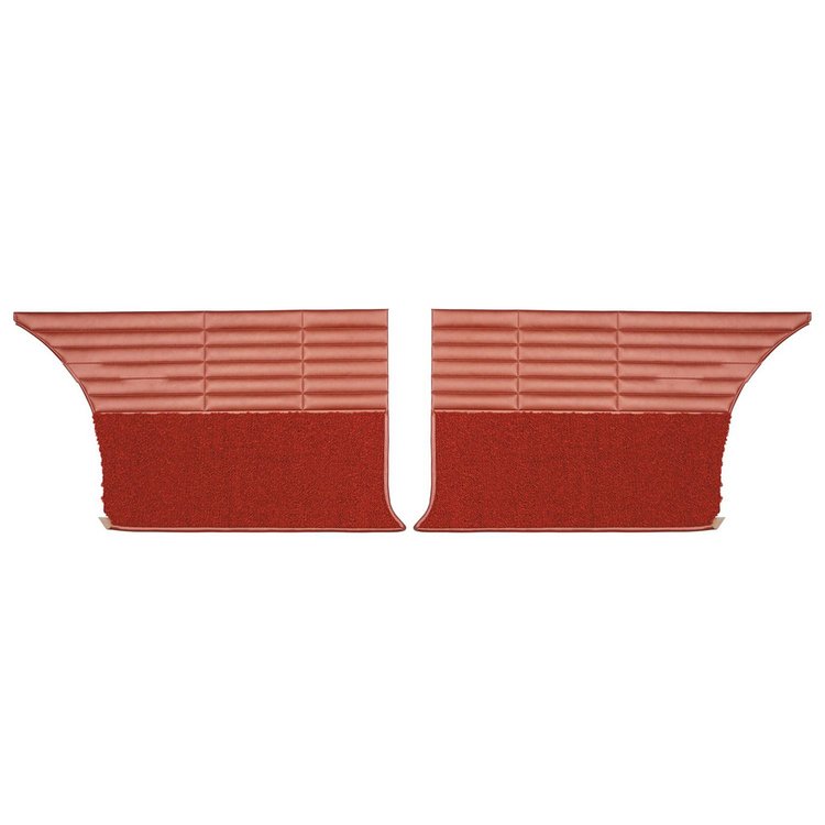 66KDH710C-5 Rear Door Panels for 1966 Dodge Coronet 500 Hardtop Metallic Red