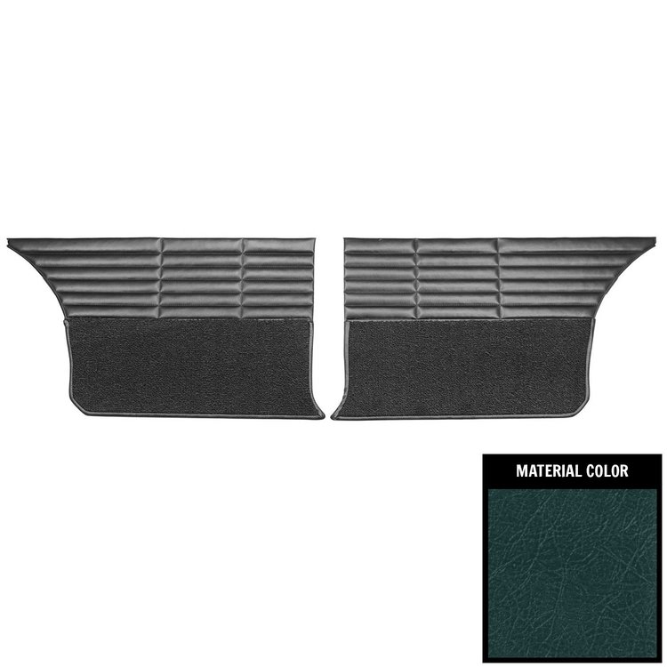 66KDH734C-5 Rear Door Panels for 1966 Dodge Coronet 500 Hardtop Navy Blue