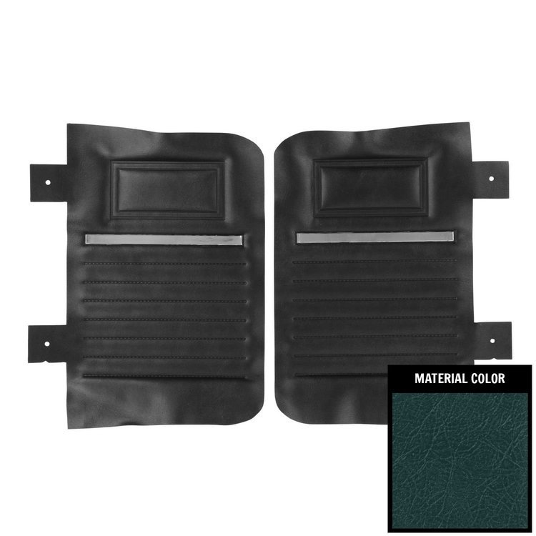 66KDH734V Rear Door Panels for 1966 Dodge Coronet 440 Convertible Navy Blue