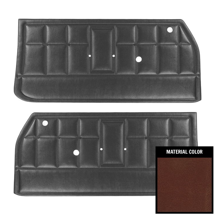 66RD20 Front Door Panels for 1966-67 Chevrolet Corvair Bronze