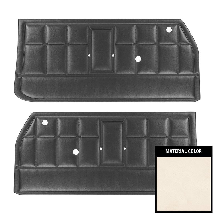 66RD37 Front Door Panels for 1966-67 Chevrolet Corvair White