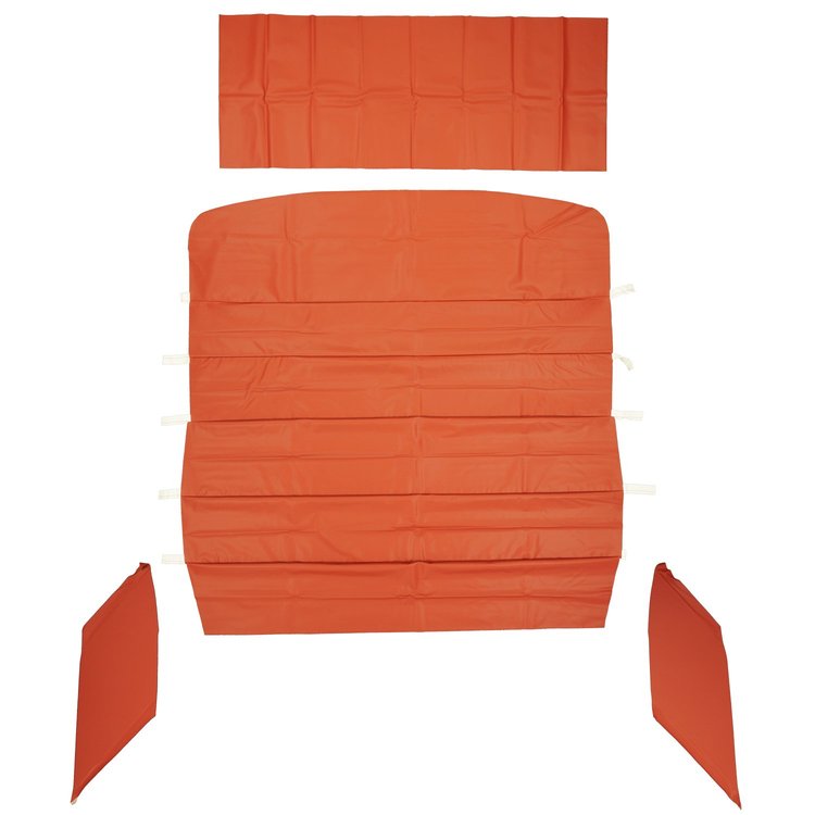 66SH103AS Basketweave Headliner for 1966-1967 Oldsmobile Cutlass 2 Door Sedan Deluxe Red