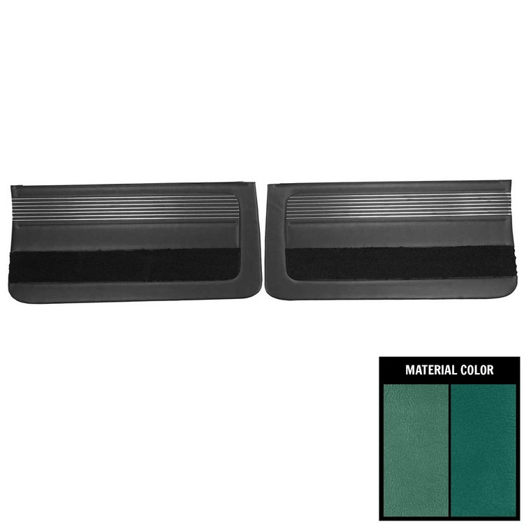 66UD05 Front Door Panels for 1966 Buick Skylark 2-Tone Aqua