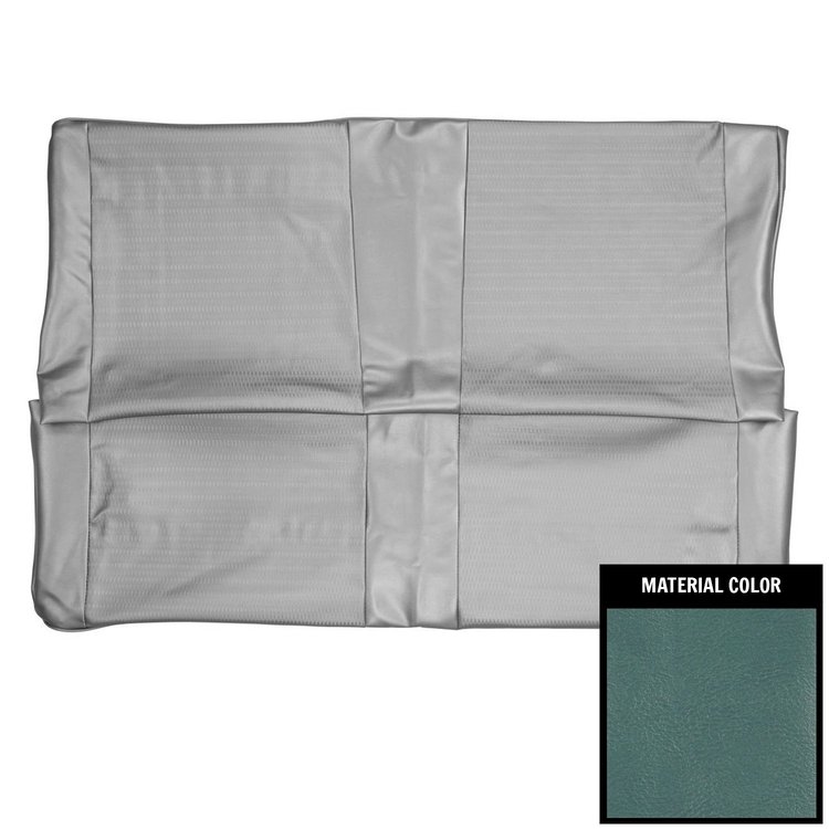 66XS12TS Rear Bench Seat Cover for 1966 Chevrolet Nova 2 Door Sedan Light Blue