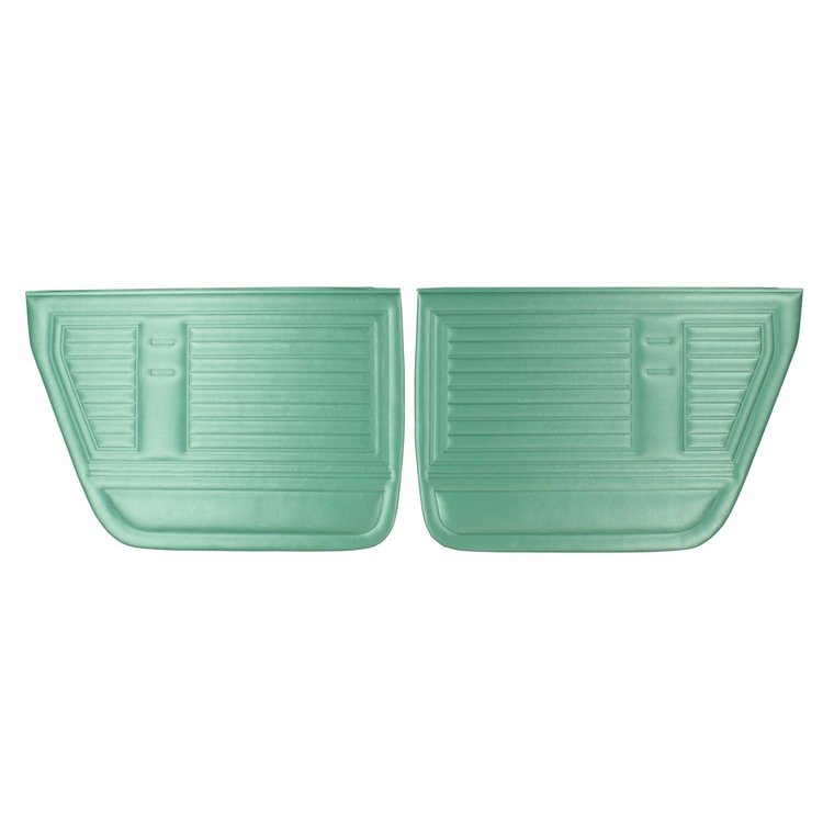 67AD4D02C Rear Door Panels for 1967 Chevrolet Chevelle, 4 Door Hardtop Aqua