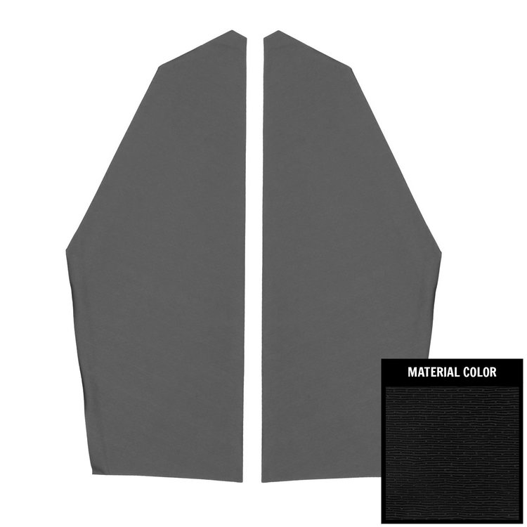 67BHB100S Surrey Earmuff Boards for 1967 Chevrolet Impala Black